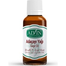 Alvin Adaçayı Yağı (Sage Oil), Doğal, 20 ml