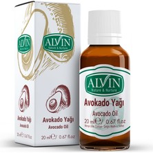 Alvin Avokado Yağı, Soğuk Sıkım, Doğal, 20 ml