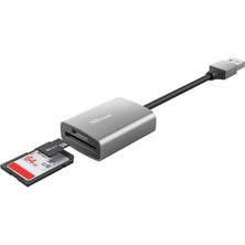 Trust 24135 Dalyx Fast Alüminyum Usb 3.2 Kart Okuyucu (SD & Micro SD)