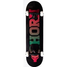 Horn Skateboards Horn 8.0 ClassicLogo Rasta Complete Profesyonel Kaykay