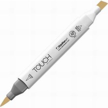 Touch BR104 Twin Brush Marker Brown Grey
