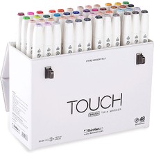 Touch Twin Brush Marker 48'li