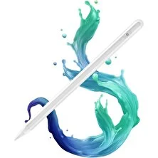 Fuchsia Apple iPad 10.2 8.nesil Stylus Yazım ve Çizim Için Avuç Içi Reddetmeli Dokunmatik Kalem