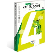 Öğretmen Evde Yayınları - 4. Sınıf Ders Ders Hafta Sonu Çalışmaları - Baksada Kitap Ayracı