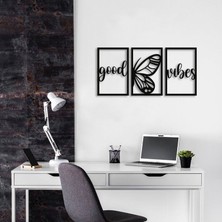 WiseDec Good Vibes-Iyi Hisset  Metal Duvar Dekoru