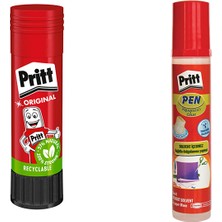 Pritt Yapıştırıcı Seti 22G Stick Yapıştırıcı +55ML Sıvı Yapıştırıcı