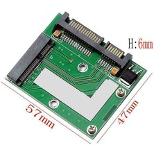 Boblov Msata To Sata Çevirici Msata (Mini Sata) SSD To Sata Çevirici Dönüştürücü Adaptör Mini Pcıe Msata Ssd'den 2.5 Sata