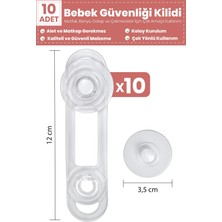 Ideal Baby 10 Adet Mini Çok Amaçlı Kilit