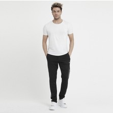 Slazenger OXFORD Siyah Erkek Eşofman Altı S Modeli Nefes Alabilir Kumaş ile Antrenman ve Günlük Kullanım