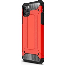 Microsonic Apple iPhone 13 Pro Max Kılıf Rugged Armor Kırmızı