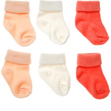 HelloBaby Düz 3'lü Kıvrık Çorap
