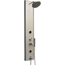 VitrA A45813 Move Masajlı Duş Sistemi Gümüş Gri