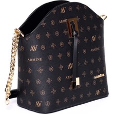 Armine 102 Baskılı Omuz Askılı Kadın Çanta