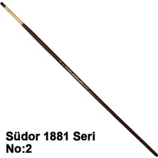 Südor 1881 Seri Sentetik Düz Kesik Uçlu Fırça No 2