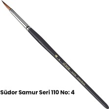 Südor 110 Seri Yuvarlak Uçlu Fırça No 4