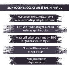 Skin Accents Göz Çevresi Bakım Ampul 5 Adet Magic Eyes Complex Cilt Serumu Dermaroller Dermapen Serum