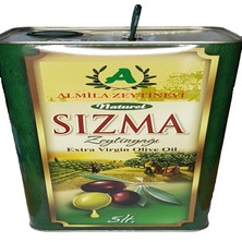 Almila Zeytinevi Edremit Naturel Sızma Zeytinyağı Teneke Soğuk Sıkım 5 lt