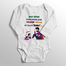 Limon Bebek Beyaz Bazı Süper Kahramanların Pelerini Yoktur Baba Zıbını