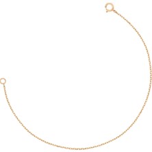 Altın Sepeti Altınsepeti Rose Gümüş 15 cm Kolye Uzatma Zinciri