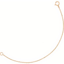 Altın Sepeti Altınsepeti Rose Gümüş 10 cm Ek Uzatma Zincir