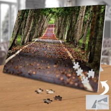 Asilmeydan Sonbaharda Ağaçlı Orman Yolu 240 Parça Puzzle YAPBOZ-75371