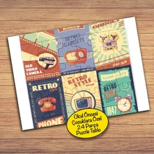 Asilmeydan Retro Style Kolyaj 24 Parça Çocuklara Özel Yapboz TABLO-15301