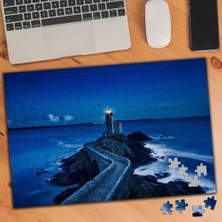 Asilmeydan Mavi Gecede Deniz Feneri 240 Parça Puzzle YAPBOZ-75458