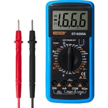 Carino Mavi Multimetre Dijital Voltmetre Ohmmeter Akım Gerilim Ölçer Direnç Test Cihazı Ampermetre Dayanıklı Kapasite Testi (Yurt Dışından)