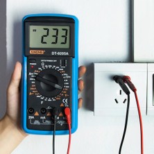 Carino Mavi Multimetre Dijital Voltmetre Ohmmeter Akım Gerilim Ölçer Direnç Test Cihazı Ampermetre Dayanıklı Kapasite Testi (Yurt Dışından)