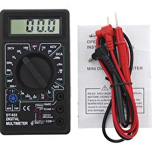 Carino Siyah Yeni Profesyonel DT832 Dijital Multimetre LCD Dc Ac Voltmetre Ampermetre Ohm Test Cihazı (Yurt Dışından)