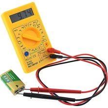 Carino Siyah Yeni Profesyonel DT832 Dijital Multimetre LCD Dc Ac Voltmetre Ampermetre Ohm Test Cihazı (Yurt Dışından)