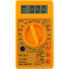 Carino Sarı DT-830B LCD El Dijital Multimetre Taşınabilir Ac / Dc 750/1000 V Ampermetre Voltmetre Ohm (Yurt Dışından)