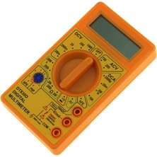 Carino Sarı DT830D Metre Mini Dijital Multimetre Voltmetre Gerilim Ampere Ohm Test Cihazı Dcac Ampermetre (Yurt Dışından)