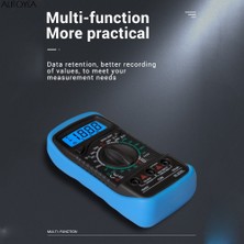 Carino Turuncu Multimetre Dijital Arka Işık Esr Metre Voltmetre Ampermetre Transistör Test Cihazı Profesyonel (Yurt Dışından)