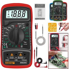 Carino Otomatik Voltmetre Profesyonel Test Cihazı Multimetre - Sarı (Yurt Dışından)