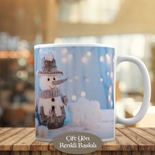 Asilmeydan Gülümseyen Şapkalı Kardan Adam Kupa Bardak HEDIYELIK-2147957794