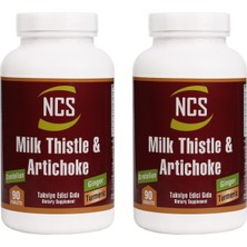 Ncs Milk Thistle Artichoke Zerdeçal Karahindiba 90 Tablet 2 Kutu