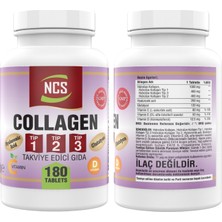 Ncs Collagen Tip 1-2-3 180 Tablet & Shark Cartilage 120 Tablet
