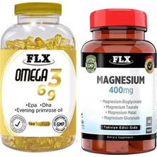 Flx Omega 3-6-9 180 Softgel & Flx Magnezyum Malat 60 Tablet