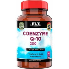 Flx Coenzyme Q-10 200 Mg Hyoluronic Acid Resveretrol 60 Tablet