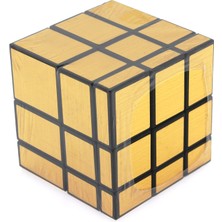 MEGA Metalik Sarı Geometrik Zeka Küpü