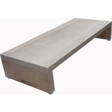 Wooden Gold Safir Meşe Mdf 22 cm Yükseklikte Ekran Monitör Stand 52 cm x 20 cm