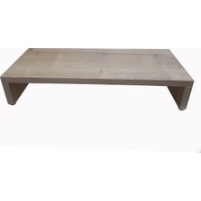Wooden Gold Safir Meşe Mdf 13 cm Yükseklikte Ekran Monitör Stand 52 cm x 20 cm