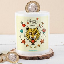 Asilmeydan Kükreyen Vahşi Hayvan Kaplan Baskılı Para Birikim KUMBARASI-2147