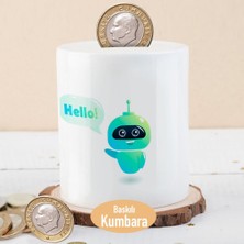 Asilmeydan Hello Yazılı Sevimli Robot Para Birikim KUMBARASI-80328-195