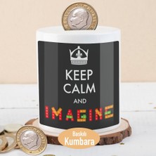 Asilmeydan Keep Calm And Imagine Yazılı Para Birikim KUMBARASI-2147492808