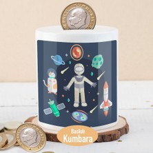 Asilmeydan Uzay Boşluğunda Astronot Para Birikim KUMBARASI-2147904049