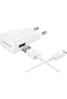 Arabulalaca Samsung Micro USB Şarj Cihazı Beyaz