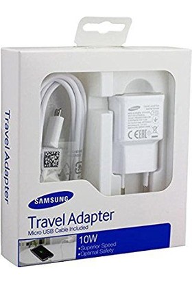 Arabulalaca Samsung Micro USB Şarj Cihazı Beyaz