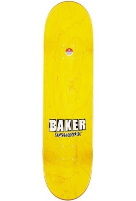 Baker 8,125 Brand Logo Blk Wht Kaykay Tahtası